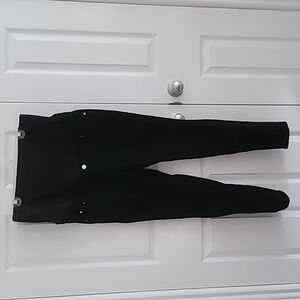 Black H&M over the belly band maternity skinny jeans in size XL